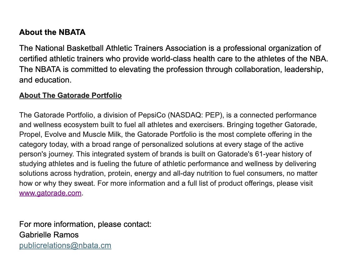 Nbata NBATA and Gatorade Performance Partner Announce Inaugural Hall of Fame ...