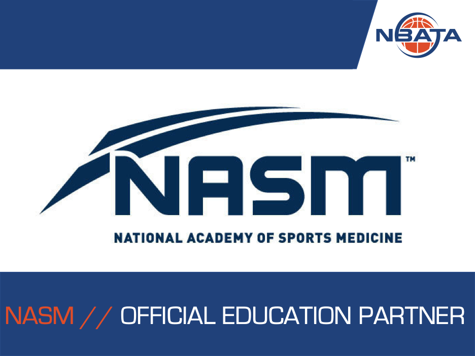 The National Academy Of Sports Medicine Nasm Becomes The Official Education Partner For The Nba Athletic Trainers Association Nbata Nbata